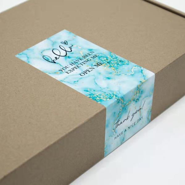 Customizable Tear Resistant PVC Adhesive Seal Sticker Label Permanent Logo