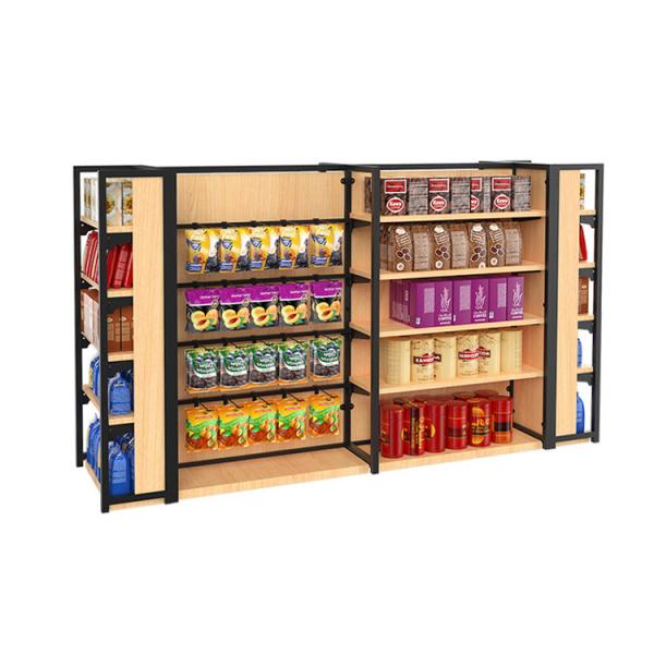 Buy Cold Rolled Steel Customized Supermarket Display Shelving Racks at wholesale prices
