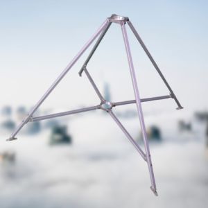 2M Adjustable 6063 alu 4 Legs Aluminium Telescopic Mast