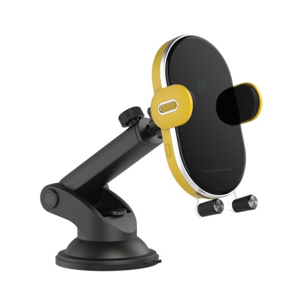 Custom 15W Qi Fast Charging Automatic Car Phone Holder Wireless Car Charger