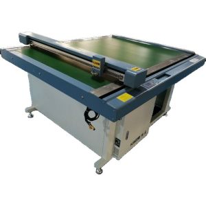 Quality 1200x900mm Paper Pattern Flatbed Pen Drawing Cutter With Blue Frame Silver Case for sale
