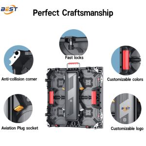 Mobile Interactive LED Rental Display Advertising Signage Cloud Control Tiled