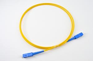 Quality Customized Length Optical Fiber Patch Cord SC SC SM/MM/OM3 PVC/OFNR/LSZH UPC/APC for sale