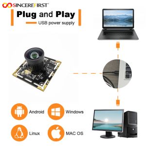 Global Shutter Global Exposure 2MP CMOS Sensor USB-C Camera Module