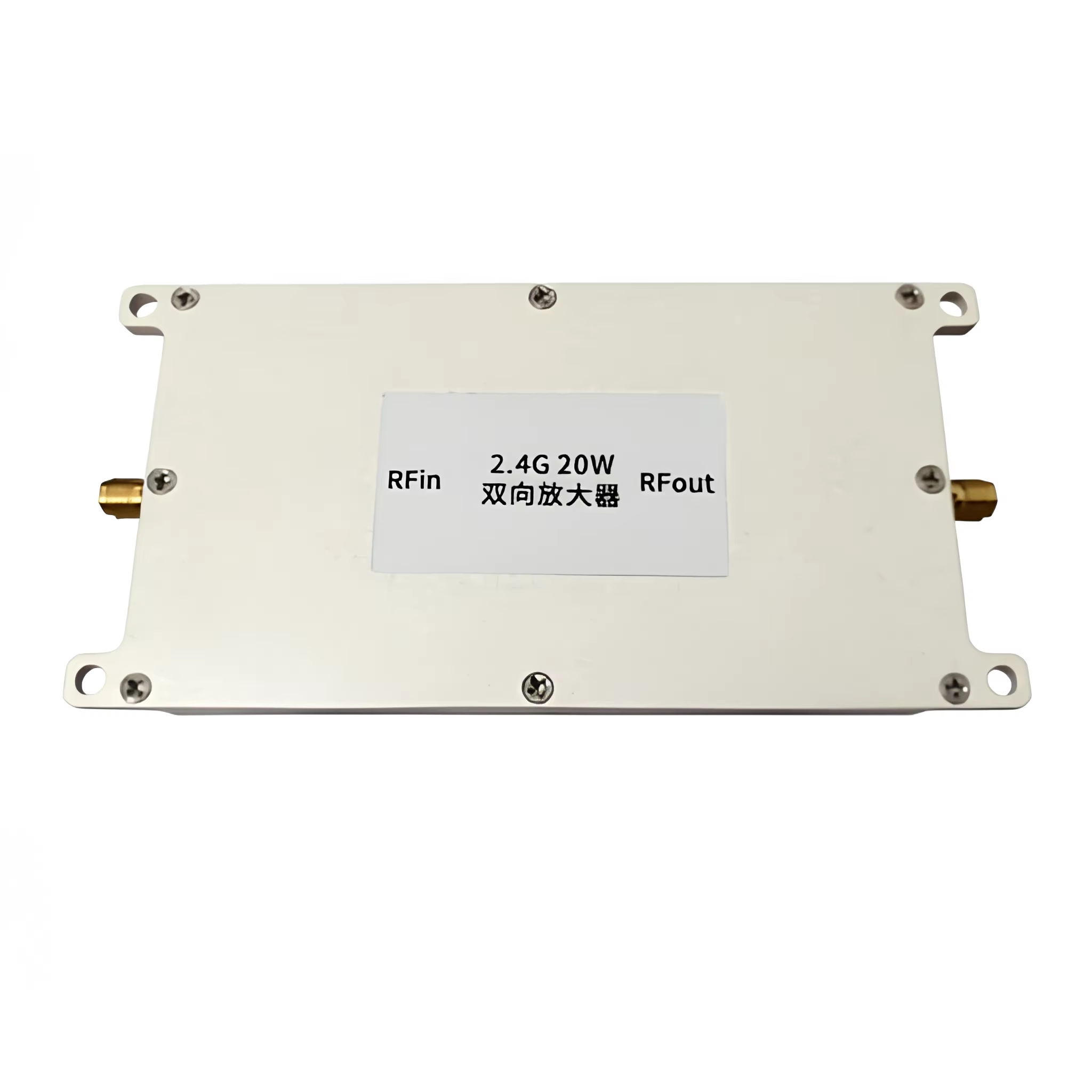 China 2.4G 20W 43dBm RF Bidirectional Amplifier Signal Booster for 2.4-2.4835GHz on sale