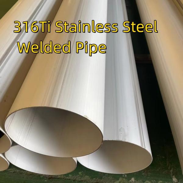 Buy SUS316Ti Inox 1.4571 S31668  ASTM A312 Stainless Steel Welded Tube 89*4*6000mm at wholesale prices