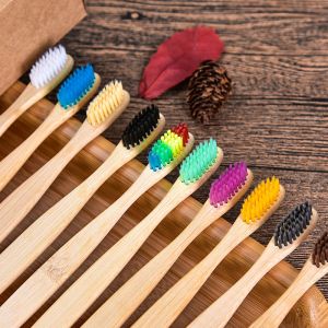 Eco Friendly Bamboo Handle Toothbrush BPA Free Biodegradable