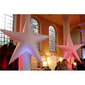 China Starfish inflatable helium balloon with LED light on sale