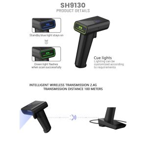 A 1D 2D Cmos Handheld Barcode Scanner Android Wireless bar Code Reader