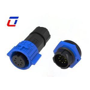 China 7 Pin Male Female Connector M19 Wire To Board  Outdoor Connectors on sale