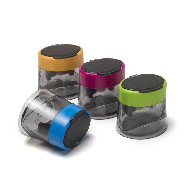 Buy Laser Engraving Logo Office Pencil Sharpener Oval Shape at wholesale prices