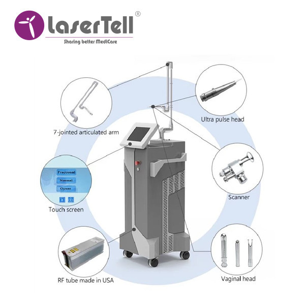 Buy Lasertell Fractional Co2 Laser Equipment Resurfacing Skintight Aesthetics at wholesale prices