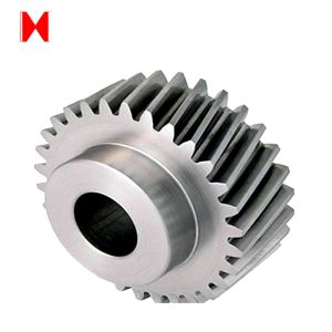 China Casting Carbon steel 560HBS AISI 4140/4340 Steel Helical Pinion Gear on sale