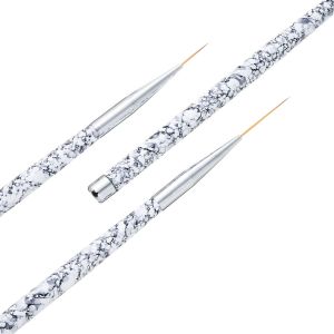 Acrylic Handle Marble Crack Wire Drawing Pen 11/15/20mm DIY Nail Art Pen