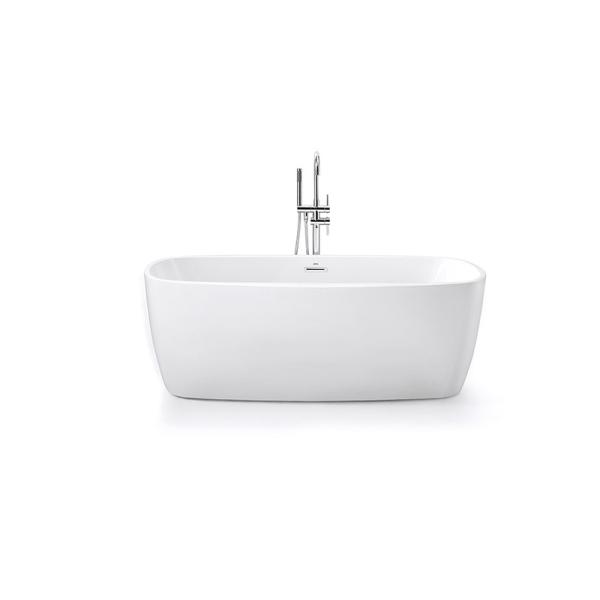 Buy Antibacterial Acrylic Stand Alone Bathtub , SP1840 White Free Standing Bathtub at wholesale prices