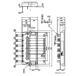 IGBT Power Module 7MBP50TEA060-50 Econo IPM series IGBT-IPM  FUJITSU IGBT Power Module