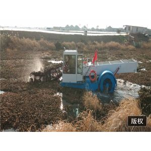 Self Propulsion 10M2 Body Pond Weed Harvester River Weed And Floating Cleaning