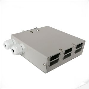 China 6-Port DIN-Rail Mount Fiber Optic Splice Enclosure on sale