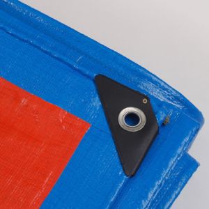 180gsm Double Laminated Reinforced Plastic Corner PE Coated Tarpaulin for Truck