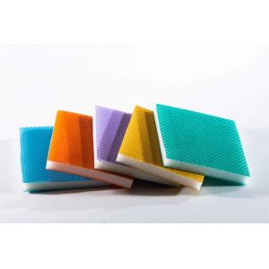 S66 Rhombus Double Face Sanding Sponge Aluminum Oxide Washable Reusable