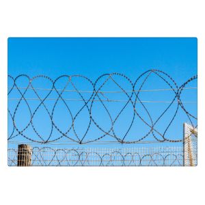 450mm CBT Bto Razor Barbed Wire Roll Cage On Railway