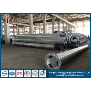 Galvanized Power Transmission Poles For Power Transmission Line Electrical Steel