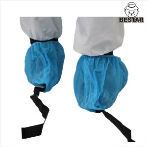Anti Skid Conductive SPP Disposable Shoe Cover Plastic Overshoes 16"