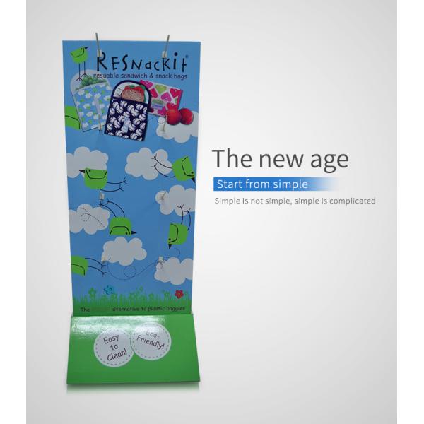 Bags Promotion Peg Hook Display Rack Double Face Stable For Supermarket