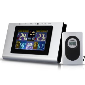 LCD Weather Wireless Station Forecast Clock Digital Humidity Temperature