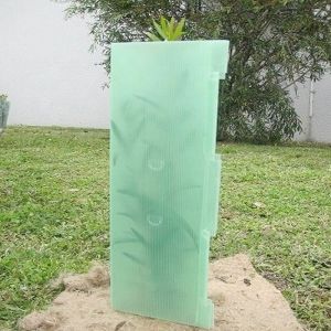 6mm Corrugated Plastic Tree Guard Herbicides Protection
