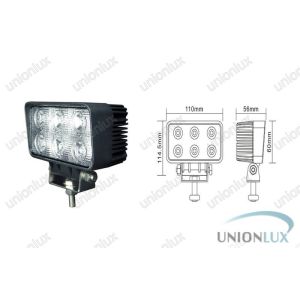 Quality 1170lum 18w 12v Led Work Lights, Outdoor Led Work Lamp For Suv Bumper for sale