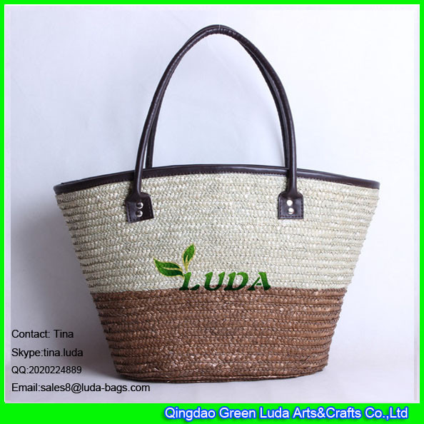 Buy LUDA new colorful stripe beach bag women straw bag handbag straw messenger bags at wholesale prices