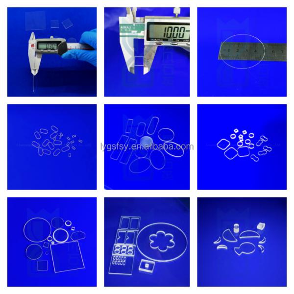 Buy Custom High Temperature Resistance (1150℃) Quartz Glass Plate with High Light Transmittance (>92%) and High Hardness (Morse 6.5) for Precision Optics at wholesale prices