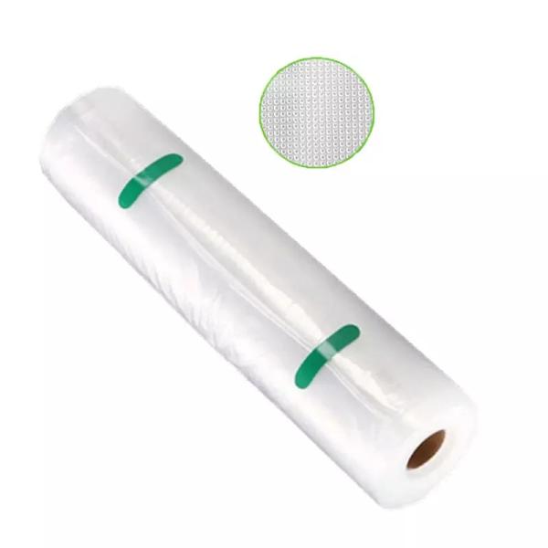 Buy OEM Nylon Textured Vacuum Sealer Plastic Bags Food Saver Roll Custom Length at wholesale prices