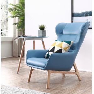 Modern Fabric Leather Leisure Chair Designer Living Room Confoetable highback