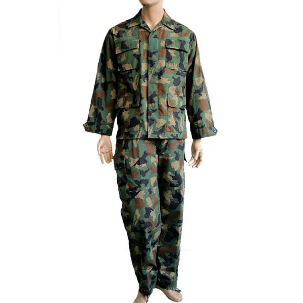 Outdoor BDU Combat Uniform Tactical Camouflage Clothing Breathable For Men