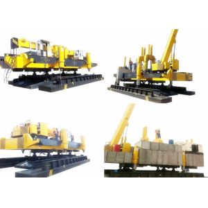 860T PHC Concrete Pile Driving Equipment Fast Pressing Speed Eco - Friendly