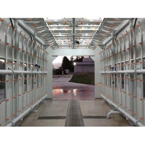 Water Tightness Test Line With Lighting Raining Inspection Booth