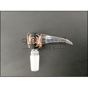 China 14 Borosilicate Glass Hand Pipes / Tobacco Hookah Smoking Pipe 4Inches Mini on sale