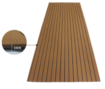 120kgs/M3 Melors 90in X 35in Synthetic Teak Deck / Marine Eva Foam Decking