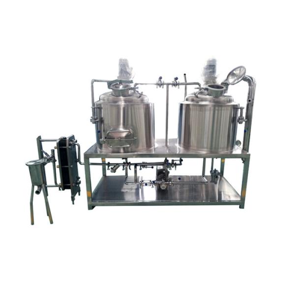 Buy Custom Design Small Brewery Equipment With Electric / Steam / Direct Fired at wholesale prices