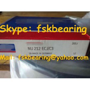 Steel Cage Cylindrical Roller Bearings with Removable Inner Ring , C3