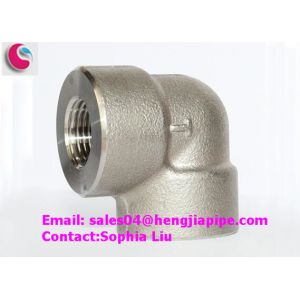 China forged 90deg threaded elbow ANSI B16.11 on sale