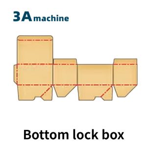 Single Side Glue Box Presentation Folder Gluing Machine for Cardboard Boxes CQT