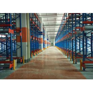 Radio Shuttle Pallet Racking System , Industrial Warehouse Storage Shelves