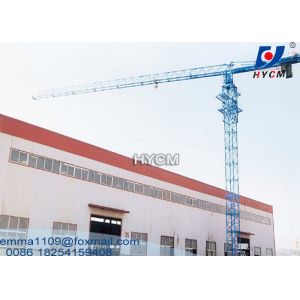Quality Flat Top TowerCrane 6tons QTZ63-PT5510 55m Boom Long Tower Kren Chart for sale