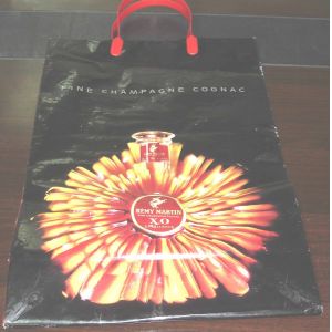 Small Plastic Bags With Handles , Promotional Loop Handle Bags
