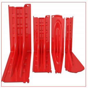 Height 75cm ABS Plastic Red Anti-UV Convenient Flood Baffier