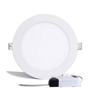 Low LED Heat LED Round Panel Light with 0-10V Triac Dimmable 140lm/w No Flicker