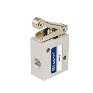 Plat Round Hand Operated Air Directional Control Valves Stop Type Mechanical Air